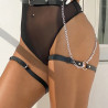 Subblime - Harnais Ceinture Cuir Noir Taille Unique